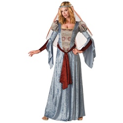In Character Kostüm Maid Marian, Hinreißendes Mittelalter-Gewand für Damen blau S