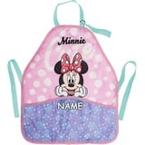 alles-meine.de GmbH Kinderschürze/Schürze - - Minnie Mouse - inkl. Name - größenverstellbar - mit 2 Taschen - mitwachsend - universal/beschichtet & wasserdicht - für Mädchen ..