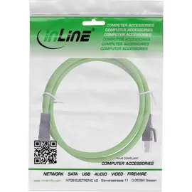 InLine Industrie Netzwerkkabel, M12 8-pin X-kodiert St. zu RJ45 St., Cat.6A 5m