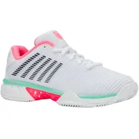 K-Swiss Hypercourt Express 2 Hb Weiß/Neon Pastel Lilac Pink/Black 37 1/2