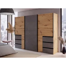 Forte Z2 Schwebetürenschrank 3-trg. WINN2