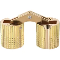 Set Mit 2 Verdeckten Zylinderscharnieren, 14 Mm – 180° Öffnungswinkel – Für Holztüren Und Heimwerkerprojekte