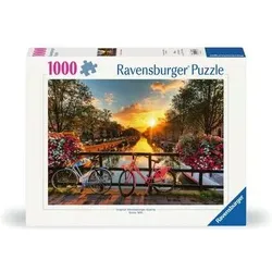 RAVENSBURGER 12000662 Puzzle 1000 Teile Fahrräder in Amsterdam