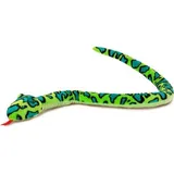 Semo Schlange 150 cm, grün 150cm mit bestickten Augen