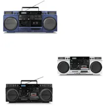 Medion LIFE P66538 Retro-Boombox silber