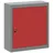 vidaXL Werkzeugschrank mit Regal Rot 50x20x55 cm