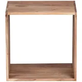 Wohnling Massivholz Akazie Cube Regal 43,5 x 43,5 x 33 cm Cube