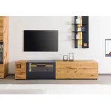 MASSIVMOEBEL24.DE Lowboard Wildeiche 220x52x52 Natur geölt/lackiert KITZBÜHEL #120