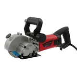 Elektrische Mauernutfräse - 2800W Wandschlitzer EU - 7000 U/min - 5 Diamantscheiben - Schnitttiefe 36 mm - Wasserkühlung & Staubkontrolle - Laser...