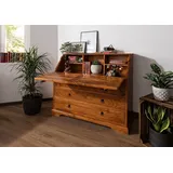 Massivmoebel24 Sekretär Akazie 107x50x100 honig lackiert Oxford #0515