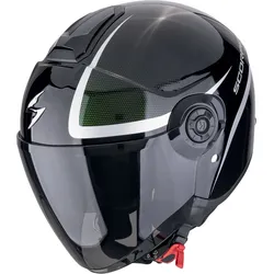 Scorpion EXO-City II Intercity Jethelm, schwarz-grün, Größe L für Männer