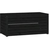 furnicato Gartenbox 101 x 50,5 x 46,5 cm Schwarz