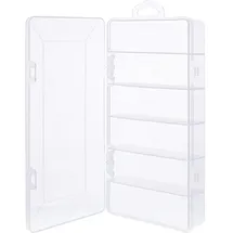 InLine InLine® Kleinteilebox, 6 Fächer, Abmessungen: 206x107x33mm, transparent