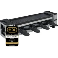 Gutfels Raclette 4005 4-Pfännchen schwarz/silber