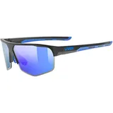 Uvex Axos Set One Size Black Matt/Mirror Blue