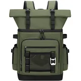 YOUNGOA Kühlrucksack Isoliert Auslaufsicher, Großer Erweiterbarer Wasserdichter Kühltasche Rucksack Thermischer Picknickrucksack für Herren & Damen