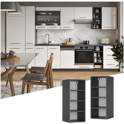 Vicco Hängeschrank Regal 30 cm Anthrazit Küchenschrank Hängeschrank Küchenzeile Fame-Line