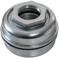 Detox BMX Innenlager USBB/Tretlager für Fauberantrieb schwarz/Silber (Silber)
