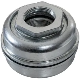 Detox BMX Innenlager USBB/Tretlager für Fauberantrieb schwarz/Silber (Silber)