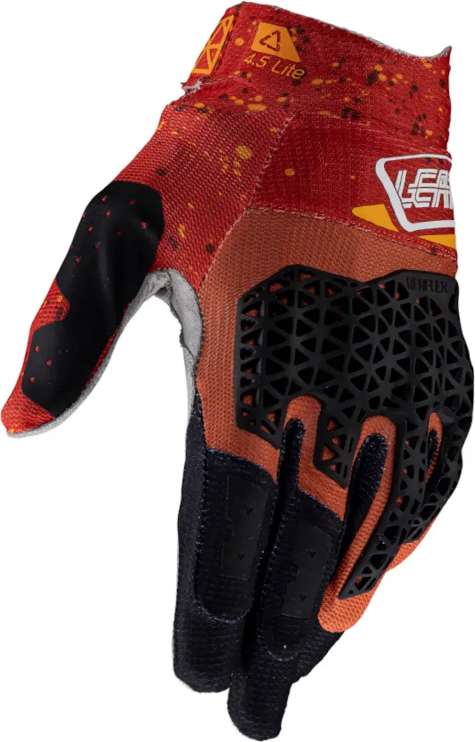 Leatt 4.5 Lite 2025 Motorcross Handschoenen, zwart-oranje, XL Voorman