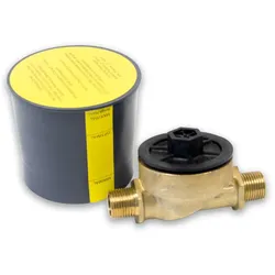 Gehäuse für Unterputz Wasserzähler Koax , verschiedene Ausführungen (Ausführung: 1''AG. Baulänge 130mm)