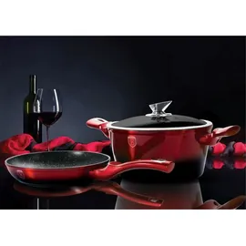 Berlinger Haus Garnki Metallic Burgundy Line 15 ElementówBH1632N - Rot