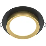 Maytoni Einbauleuchte Aluminium und Kunststoff Ø11mm inkl. GX53 Schwarz