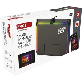 EMOS - Deckenleuchte, GoSmart Ambient LED RGB Beleuchtung für 55“ (139 cm)