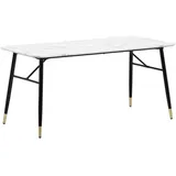 Wohnling Esszimmertisch 200 x 76 x 90 cm weiß