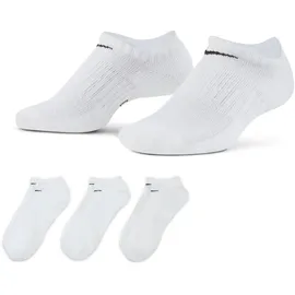 Nike Everyday Cushioned No-Show-Trainingssocken White/Black 42-46