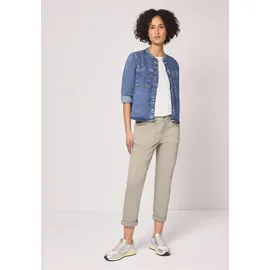 STREET ONE Cargo Jeans beige washed, | Gr. W31/L28