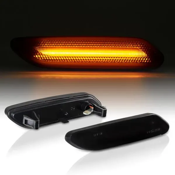 LED SEITENBLINKER Schwarz für BMW Mini Countryman R60 Paceman R61