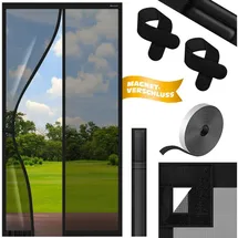 Kesser Fliegengitter mit Magnet 110 x 220 cm Schwarz