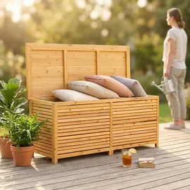 MuCoLa Auflagenbox 170 x 50 x 58 cm Beige