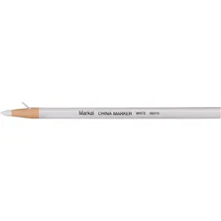 Markal China Marker weiß mit Papierhülle ( Inh.12 Stück )