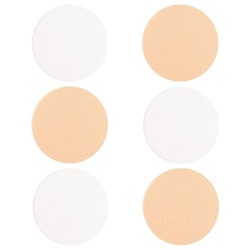 Technique Pro Runde Make-up-Schwämme Make-up Schwämme 6 ct Weiß / Beige 