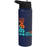 Seit Juni 1994 Jahr 1994 Retro 1994 Vintage 1994 Edition Stainless Steel Insulated Water Bottle