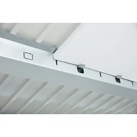 Biohort Gerätehaus Panorama P3 2,73 x 2,38 x 2,27 m quarzgrau Doppeltür