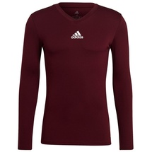 Adidas Team Base Longsleeve Herren weinrot