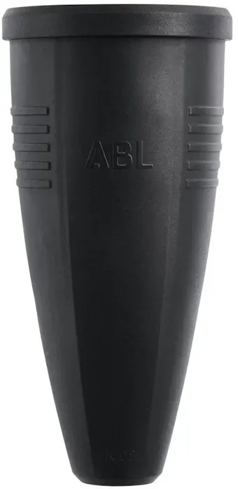 ABL Sursum Gummi-SCHUKO-Kupplung, schwarz bis 3x1,5 mm2