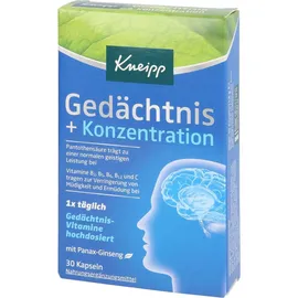 Kneipp Gedächtnis + Konzentration Kapseln 30 St.