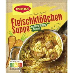 Maggi Guten Appetit Fleischklößchen Suppe ergibt 750ML