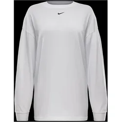 NIKE Sportswear Essential Oversize Langarmshirt Damen 100 - white M