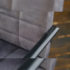 KAWOLA MERLE Velvet Grau