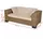 vidaXL Sofa-Set 2-Sitzer natur