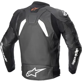 Alpinestars GP Plus V4 Lederjacke Schwarz/Weiß 50