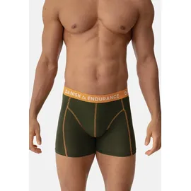 Danish Endurance Boxershorts Classic Trunks grün atmungsaktiv hygienisch multifunktional grün XL