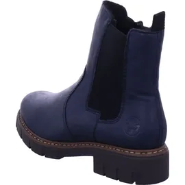 Rieker Damen Chelsea Boots Z3561, Frauen Stiefeletten,Booties,halbstiefel,Kurzstiefel,uebergangsschuhe,uebergangsstiefel,blau (14),41 EU