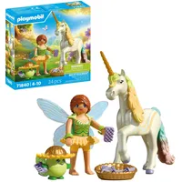 Playmobil Magic Unicorns Sammeleinhorn Regenbogenblume mit Fee 71840