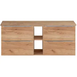 petits-meubles Waschtischunterschrank 140,4 x 59 x 46 cm Braun